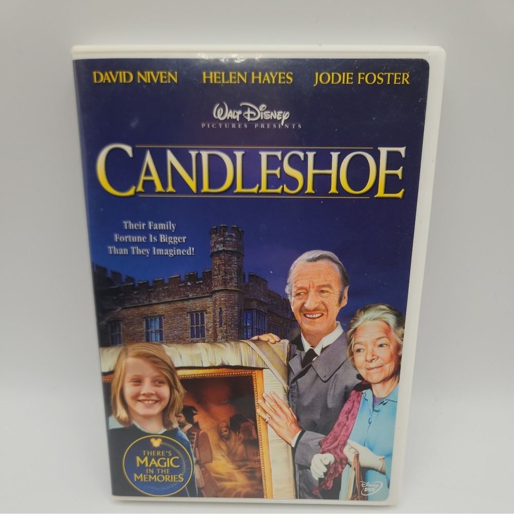 Candleshoe (1977) DVD | Jodie Foster David Niven Helen Hayes OOP Disney 🏰 💰
